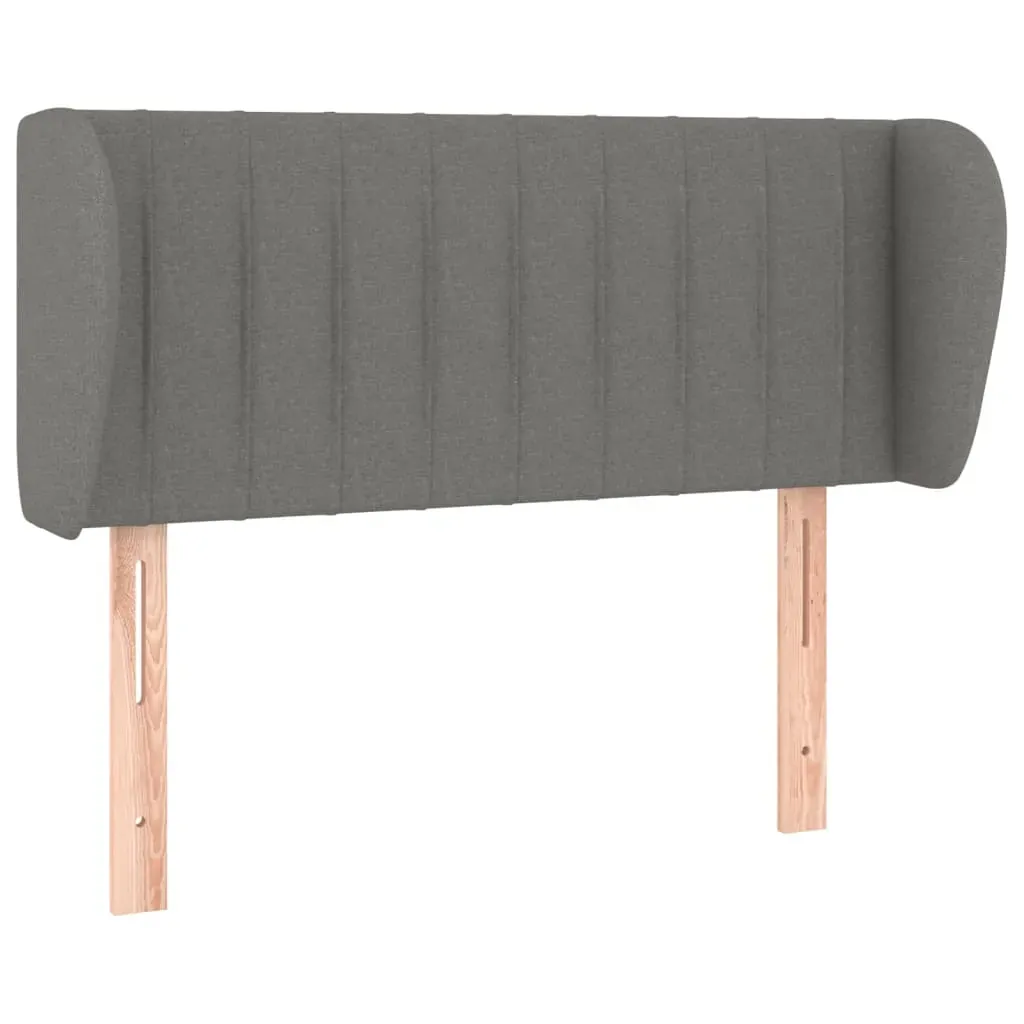 Headboard with Ears Dark Grey Fabric Price