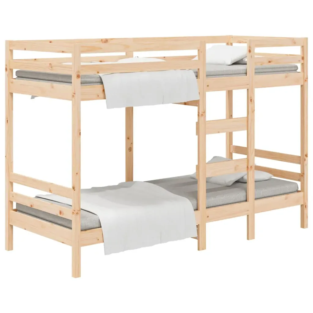 Bunk Bed 92x187 cm Solid Wood Pine Price