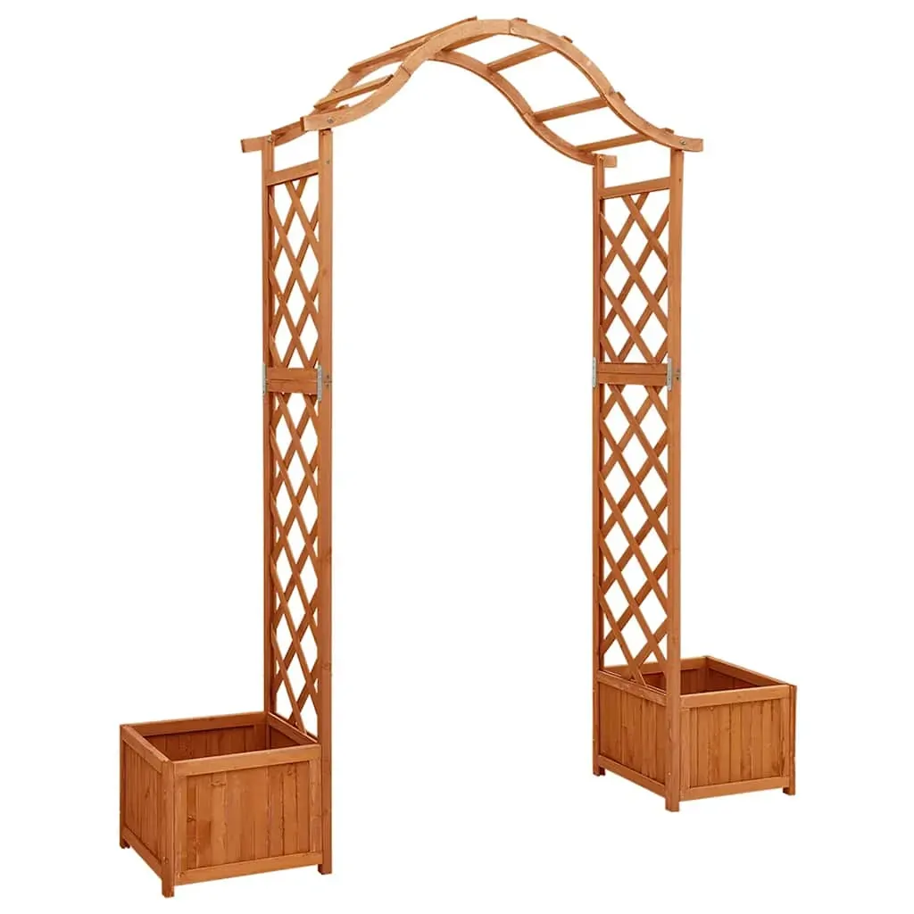 Garden Pergola with Planter Solid Firwood Price