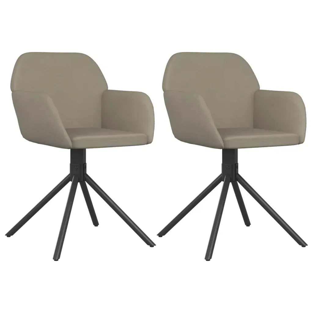 Swivel Dining Chairs 2 pcs Velvet Price