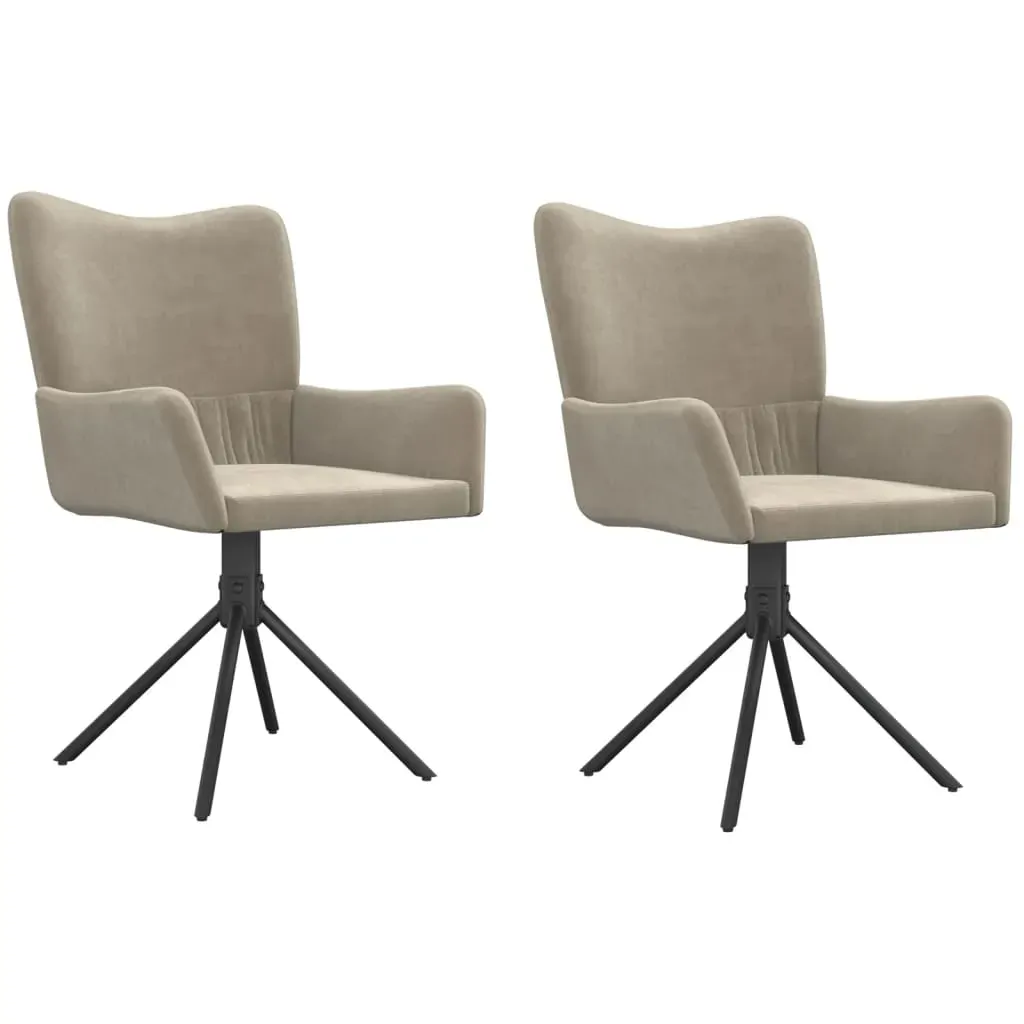 Swivel Dining Chairs 2 pcs Velvet Price