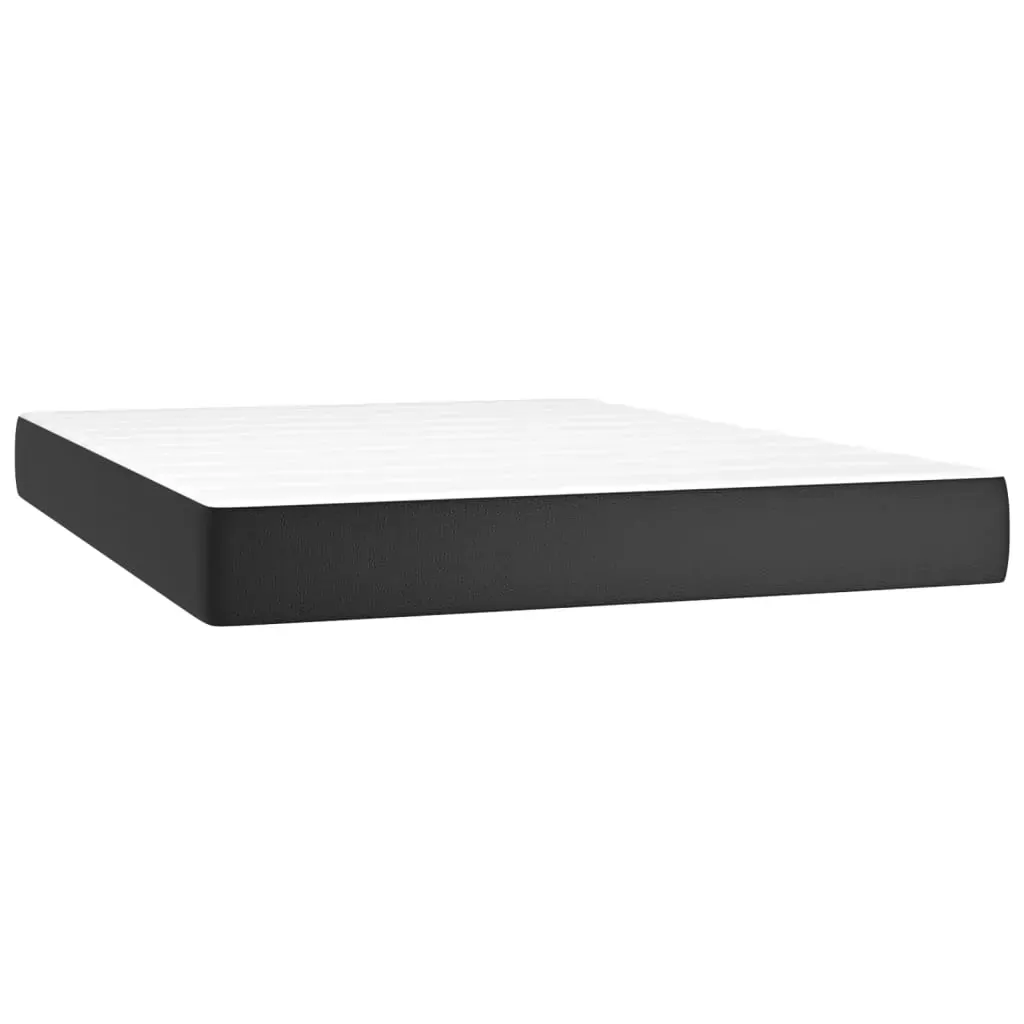 Ashfield Pocket Spring Bed Mattress Black Full Faux Leather Price