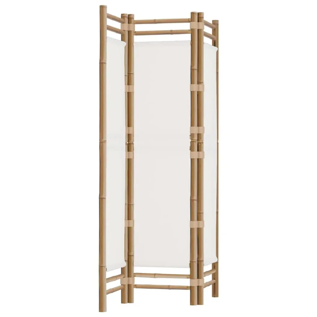 Cumbernauld Folding Room Divider Bamboo and Canvas Price