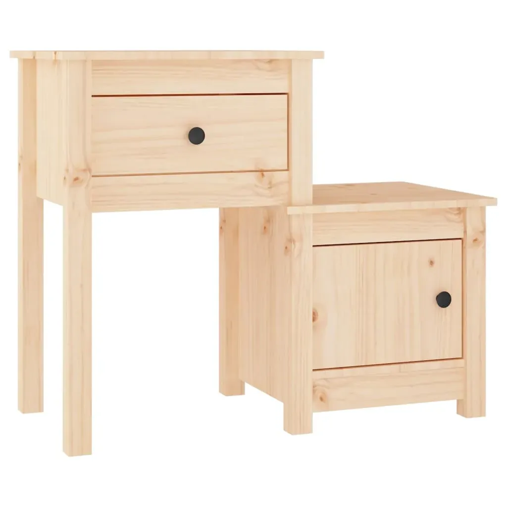 Tiverton Bedside Cabinet 79.5x38x65.5 cm Solid Wood Pine Price