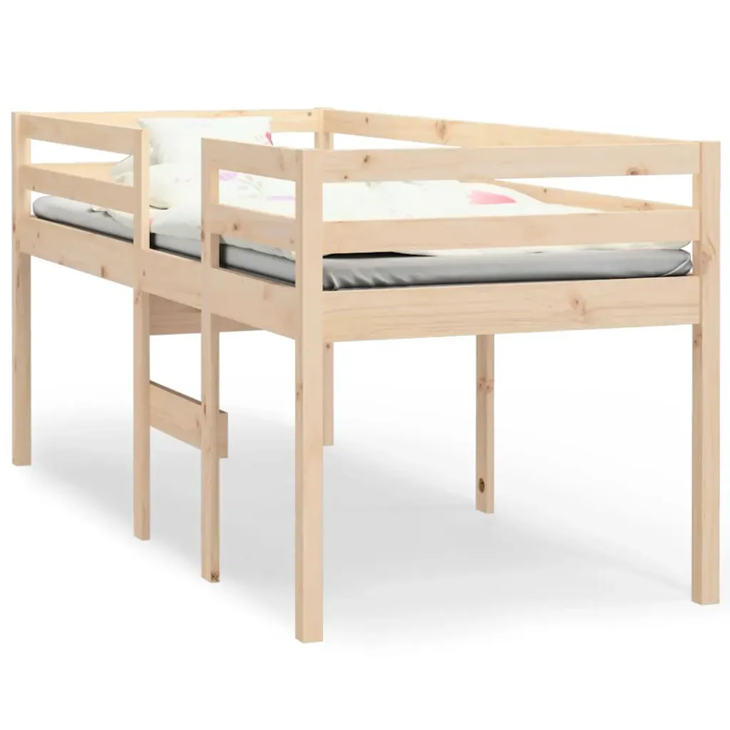 Paruna High Sleeper Bed 92x187 cm Single Bed Size Solid Wood Pine Price
