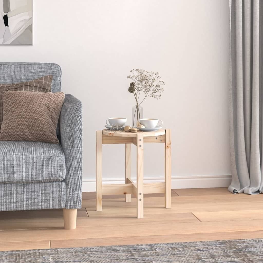 Coffee Table Ø 62,5x45 cm Solid Wood Pine Price