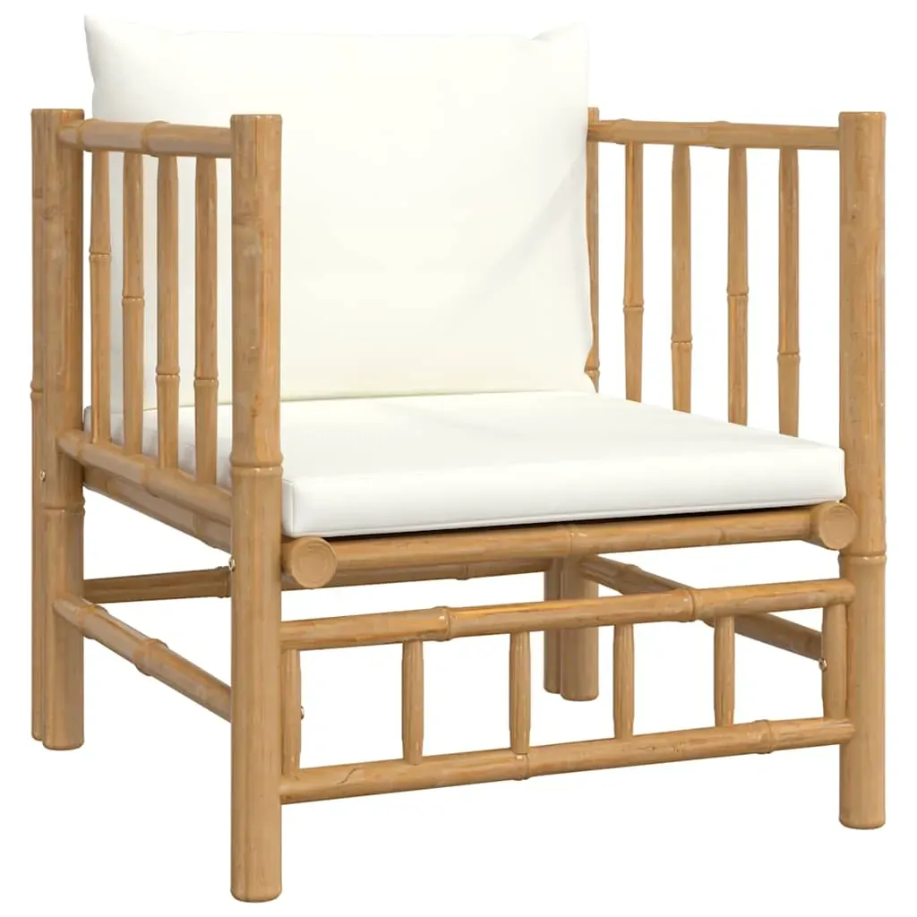 Garden Sofa with Cushions Bamboo Price