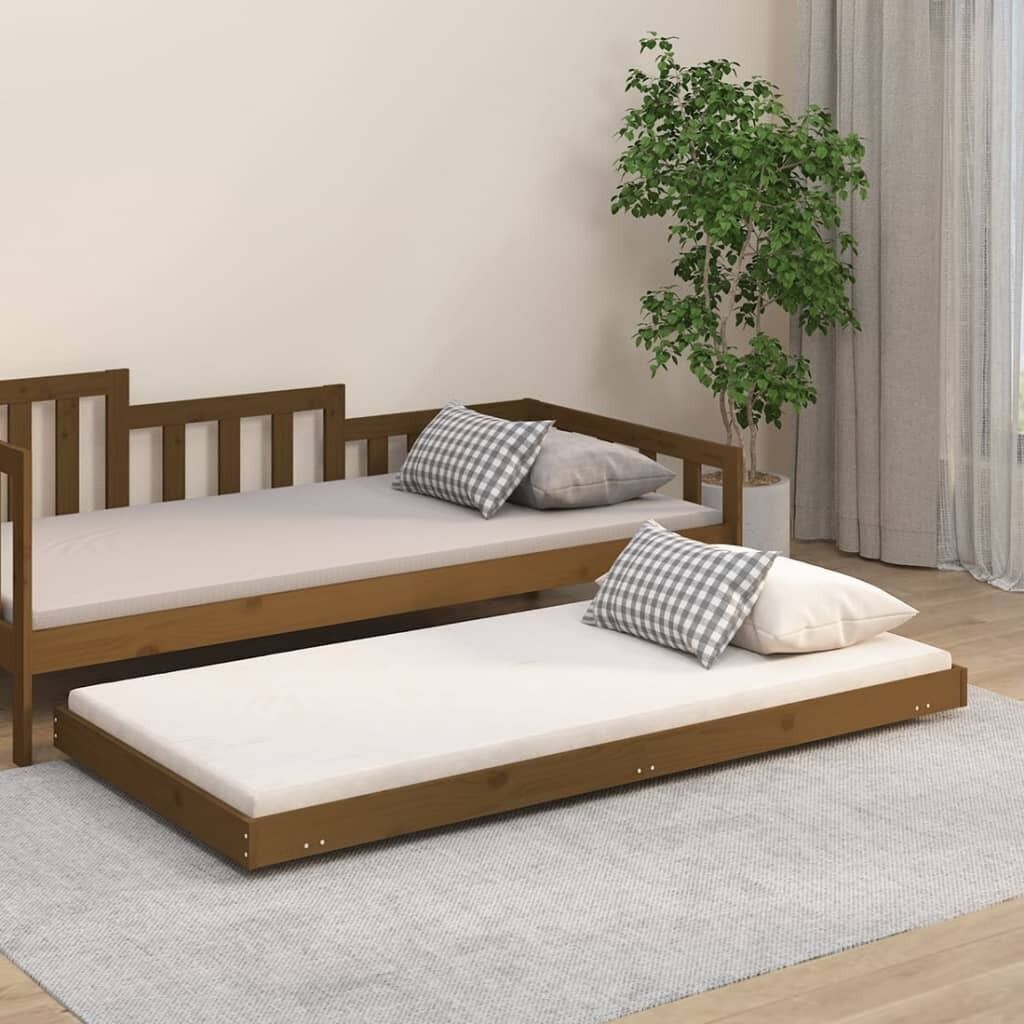 Bed Frame without Mattress 90x190 cm Solid Wood Pine Price