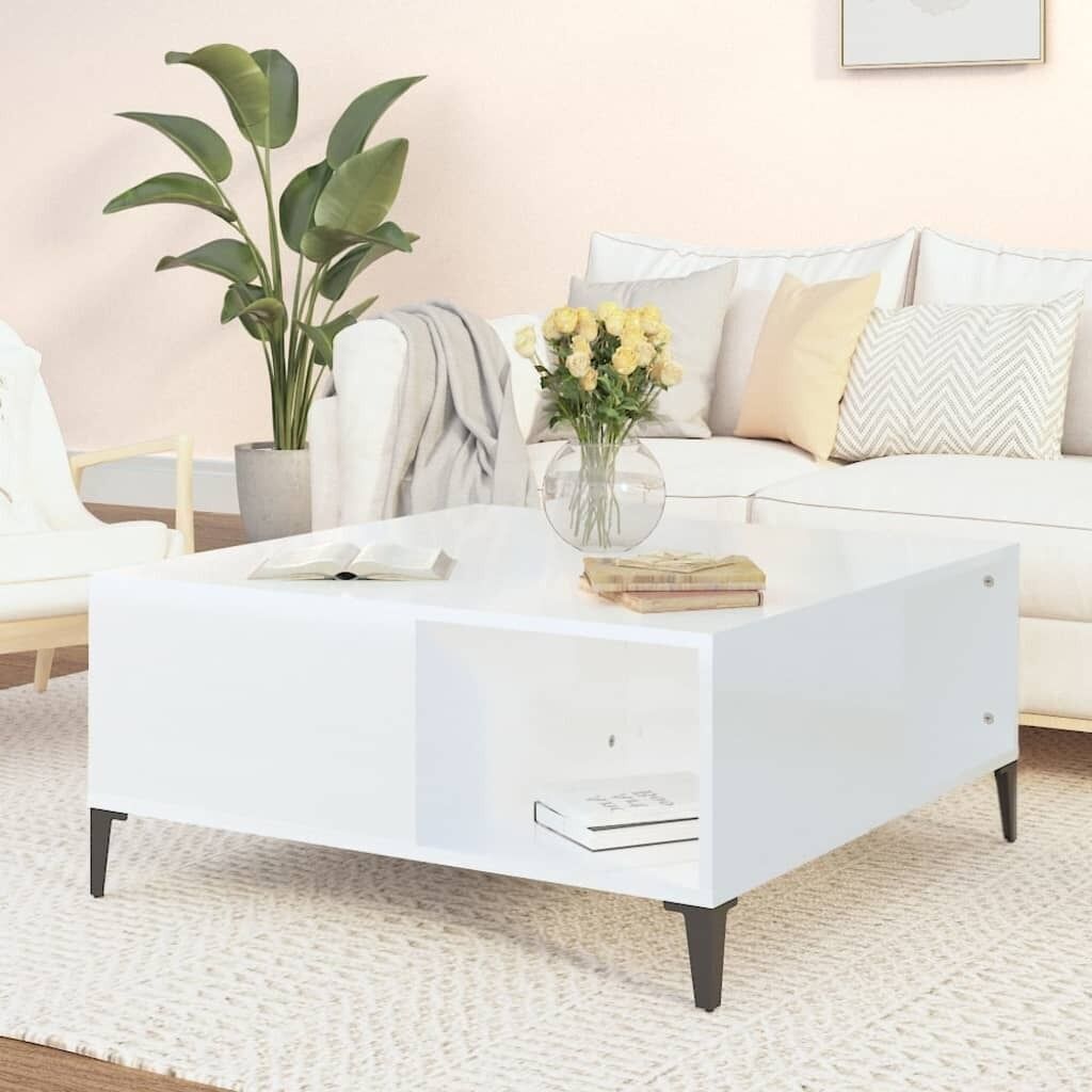 Coffee Table 80x80x36.5 cm Engineered Wood Price