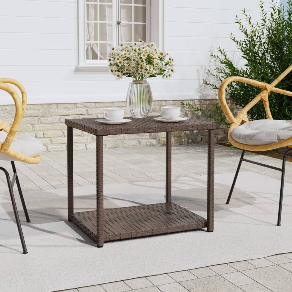 Side Table 55x45x49 cm Poly Rattan Price