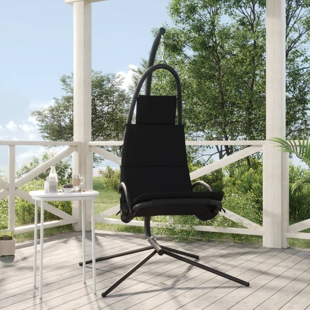 Garden Swing Chair with Cushion Oxford Fabric and Steel Price