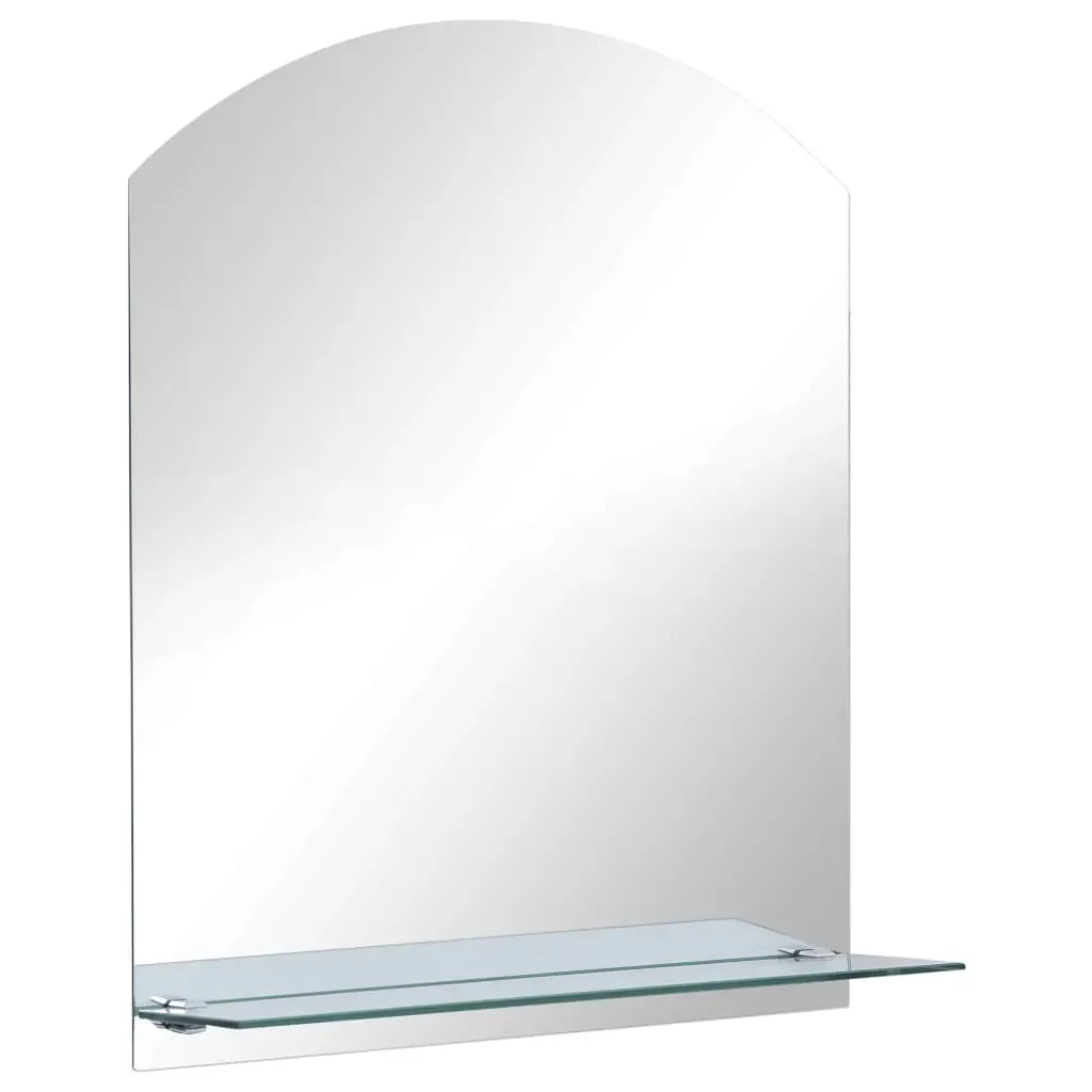 Wall Mirror with Shelf Tempered Glass Price