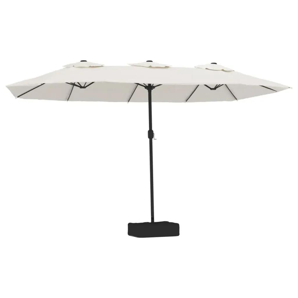 Double-Head Parasol with LEDs 449x245 cm Price