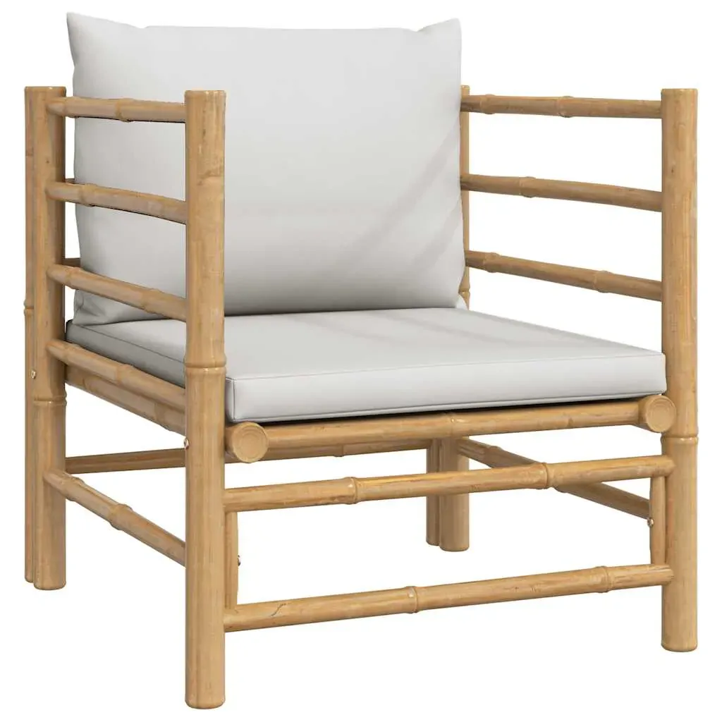 Garden Sofa with Cushions Bamboo Price