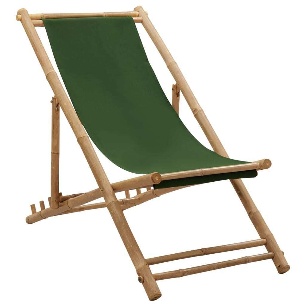 Deck Chair Bamboo and Canvas Price