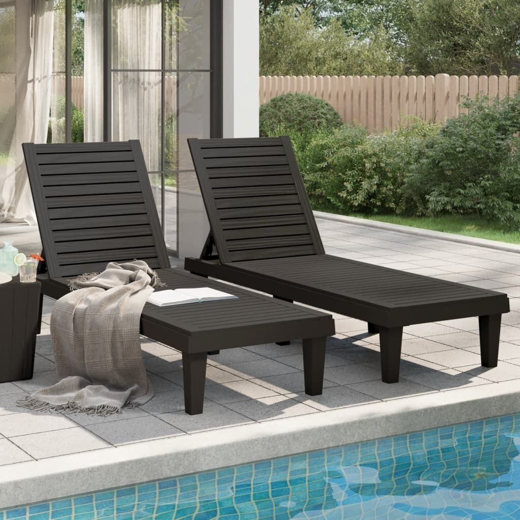 Sun Lounger 155x58x83 cm Polypropylene Price