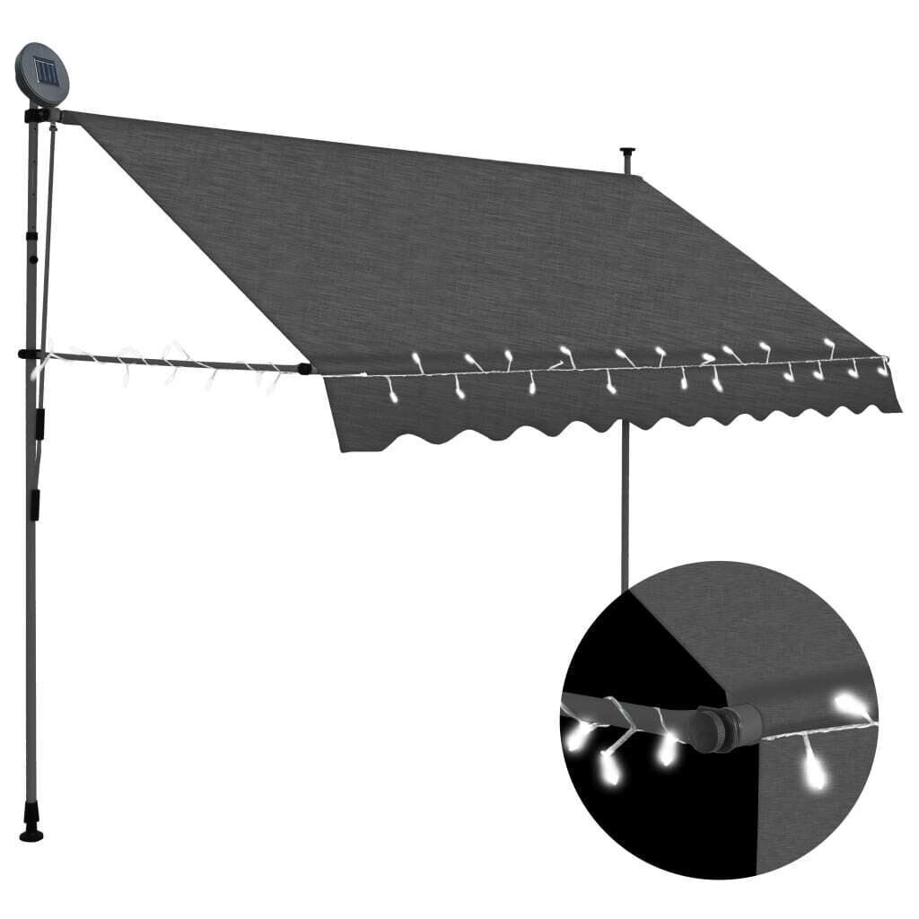 Manual Retractable Awning with LED Price