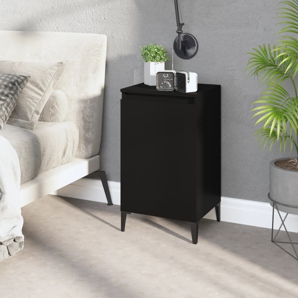 Bedside Cabinet White 40x35x70 cm Engineered Wood Price