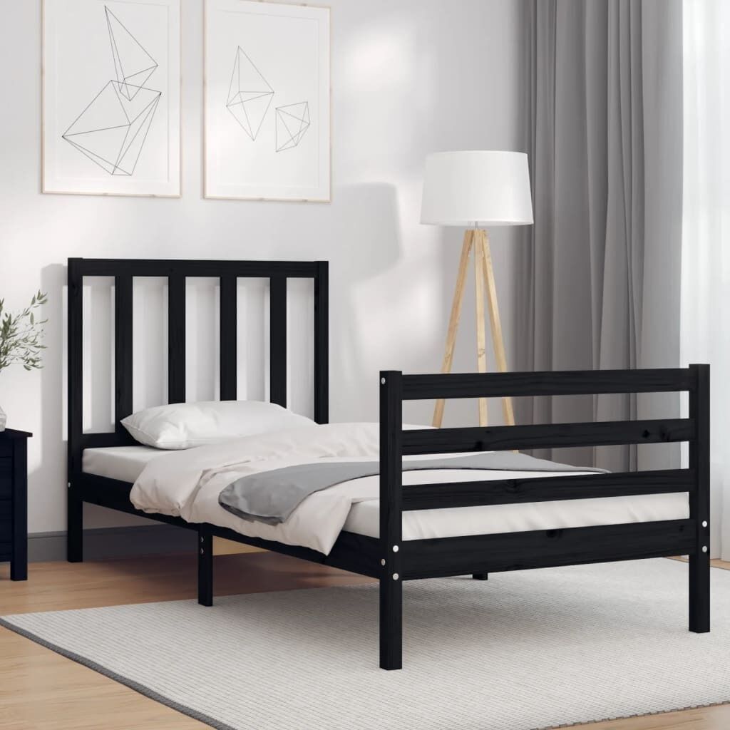 Bed Frame with Headboard Solid Wood Price