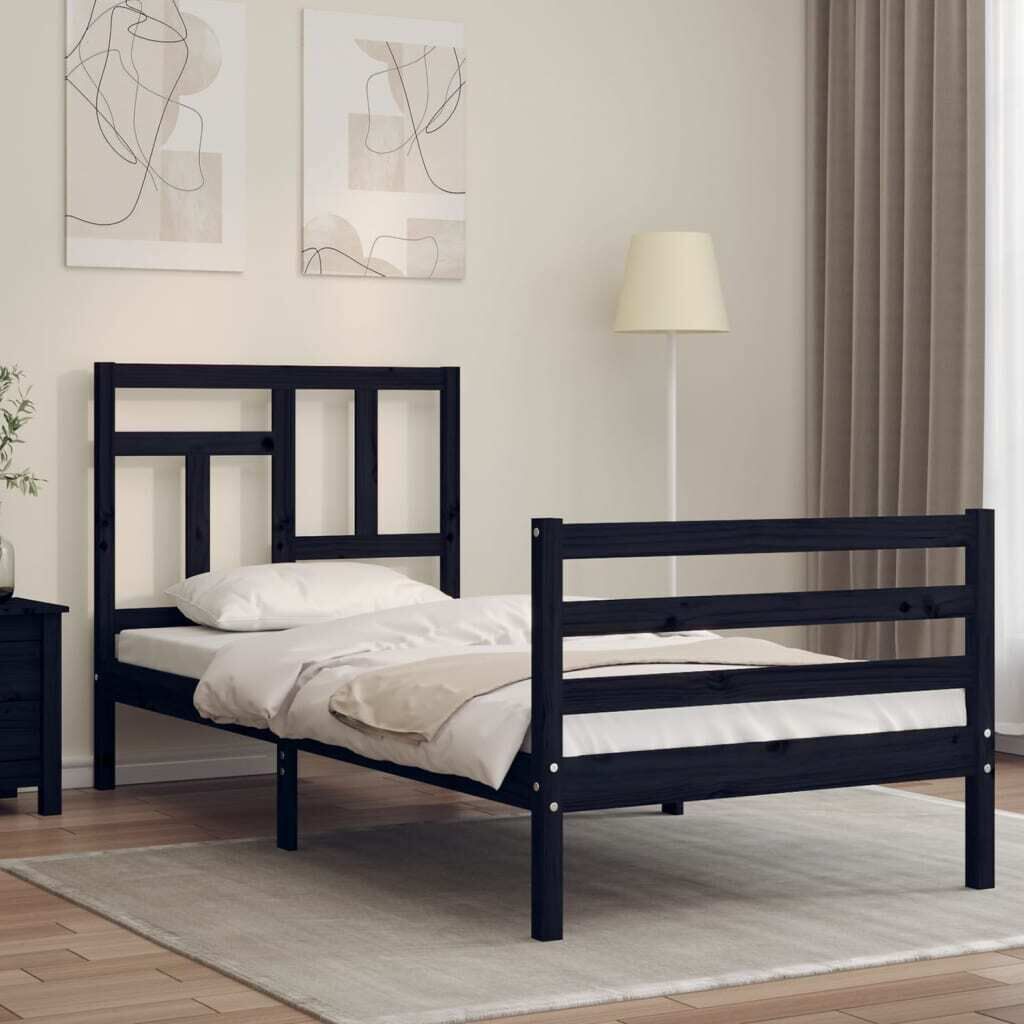 Bed Frame with Headboard Solid Wood Price