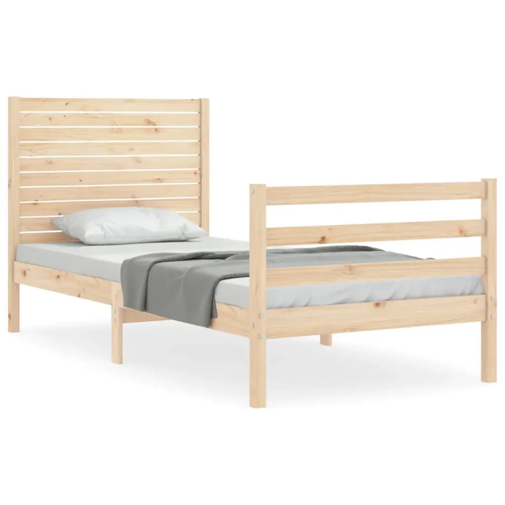 Bed Frame with Headboard Solid Wood Price