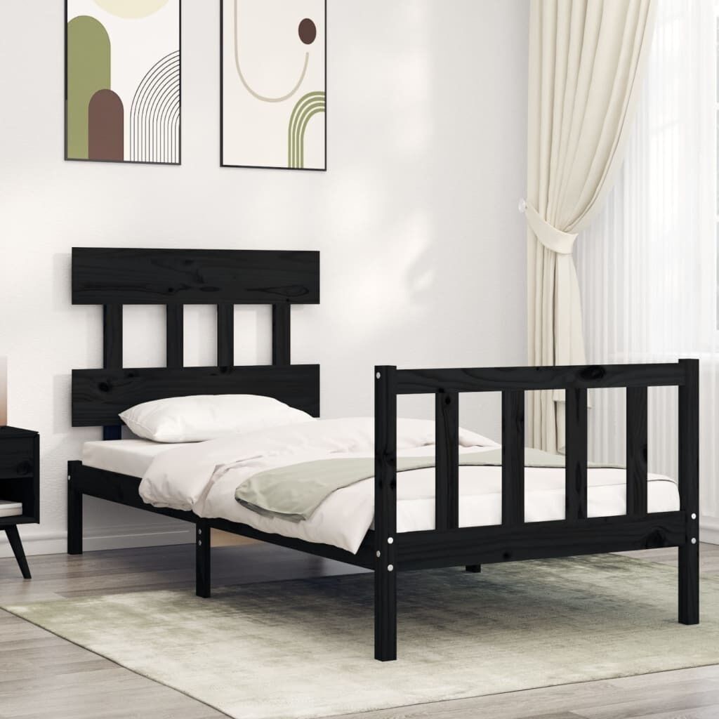 Bed Frame with Headboard Solid Wood Price