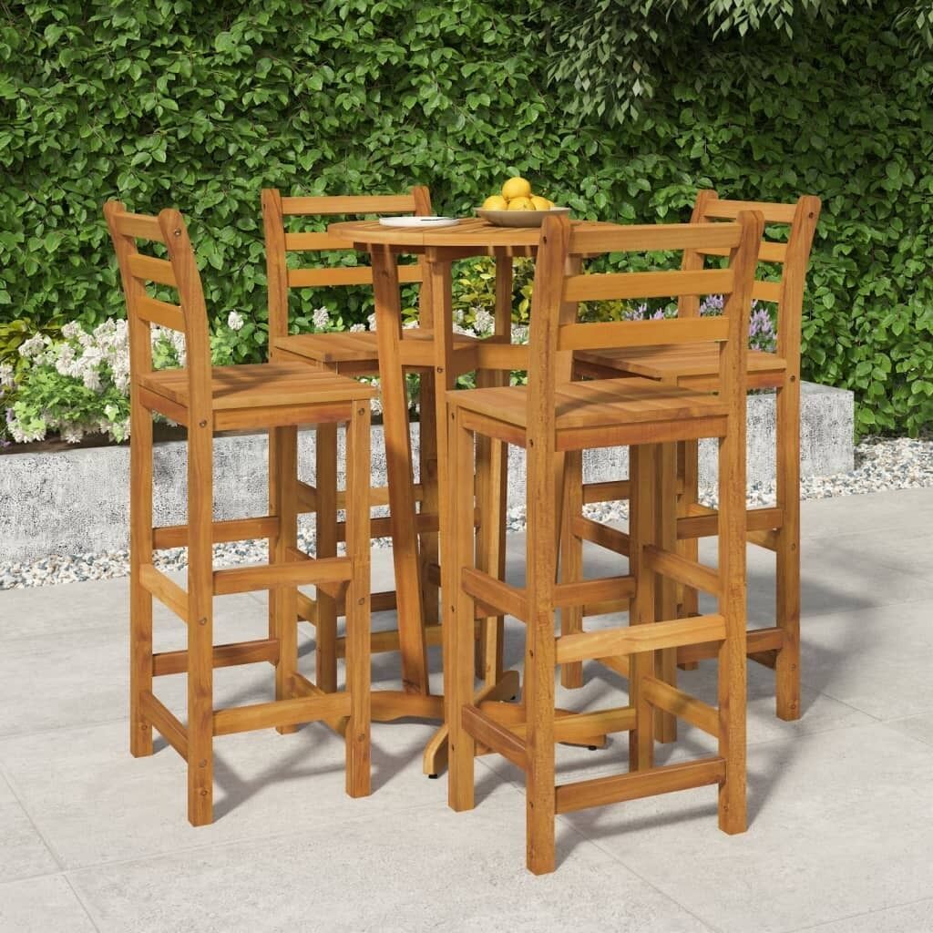 Garden Dining Set Solid Wood Acacia Price