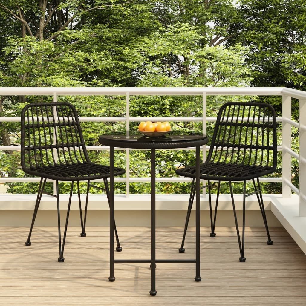 3 Piece Garden Dining Set Poly Rattan Price