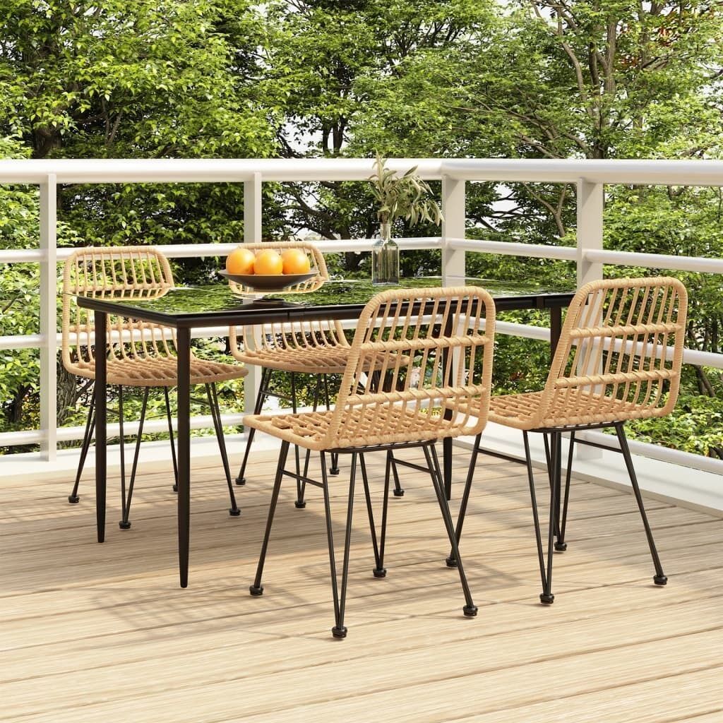 Garden Dining Set Poly Rattan Price