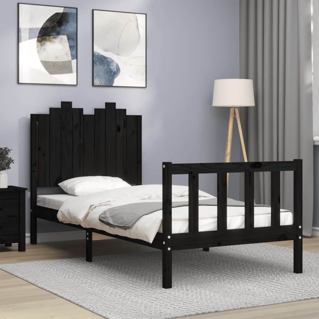 Bed Frame with Headboard Solid Wood Price