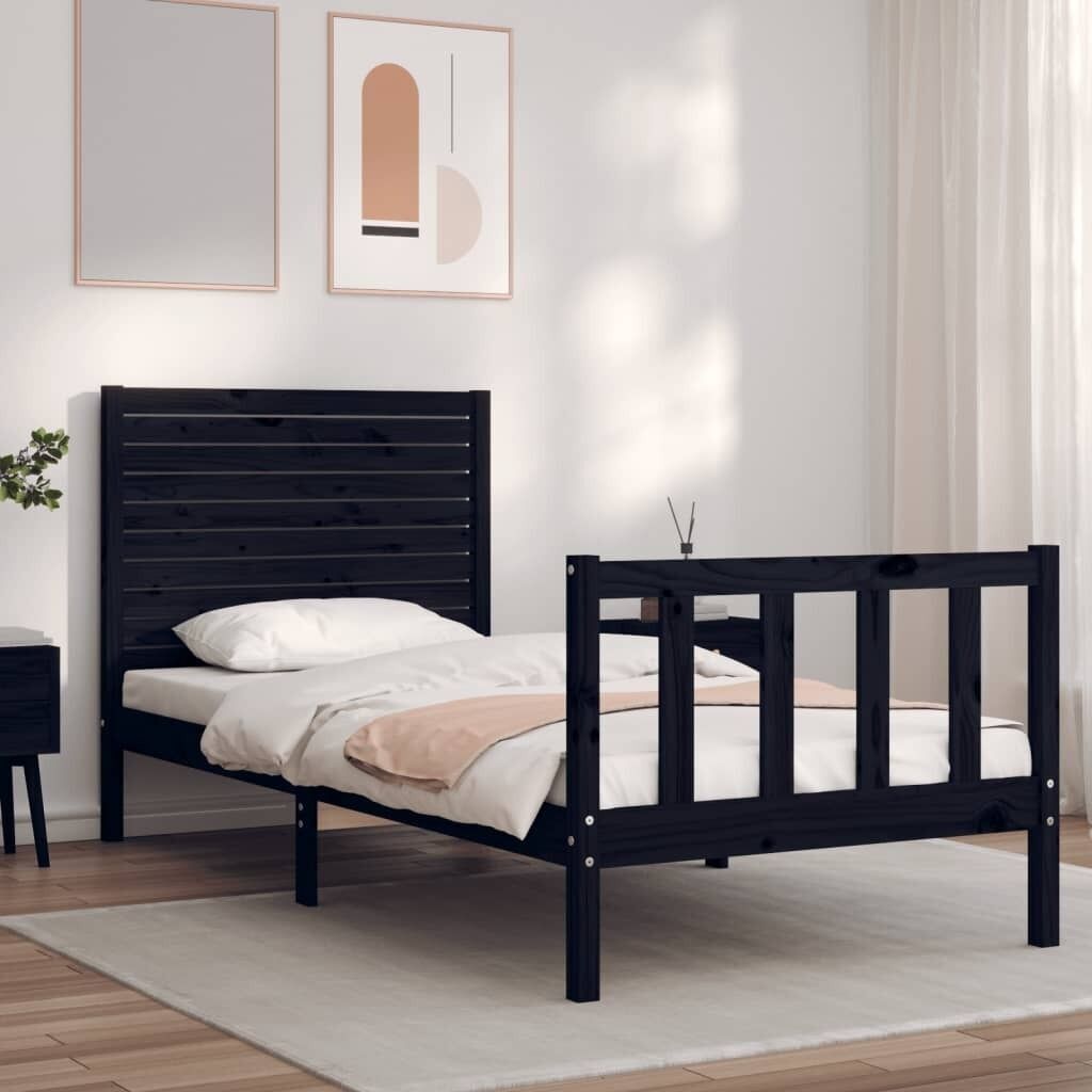 Bed Frame with Headboard Solid Wood Price