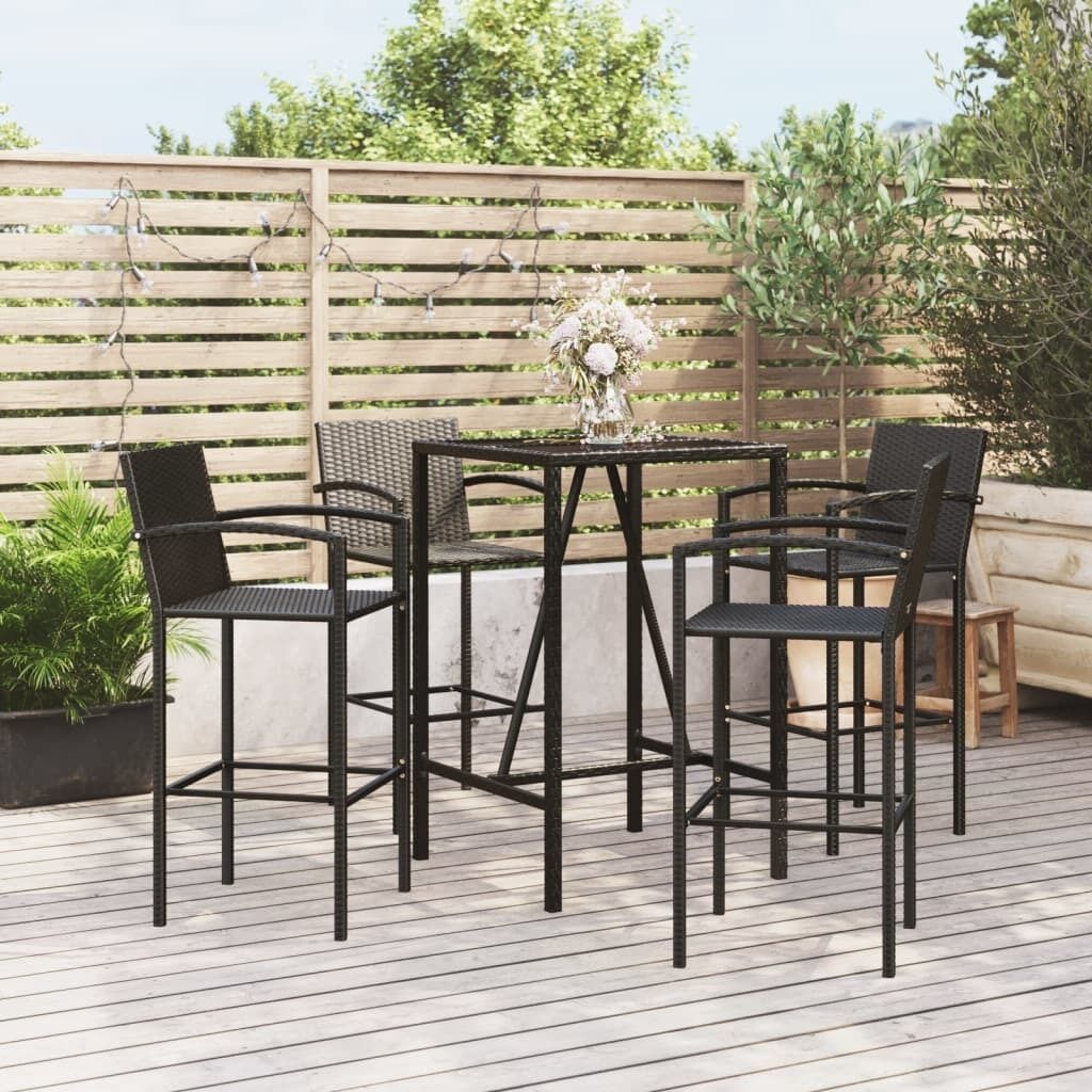 Garden Bar Set Poly Rattan Price