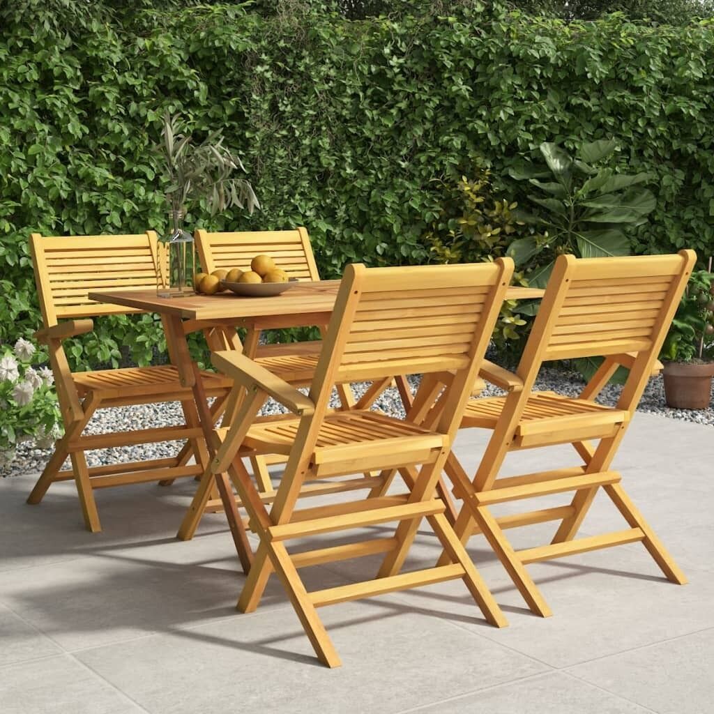 Garden Dining Set Solid Wood Teak Price