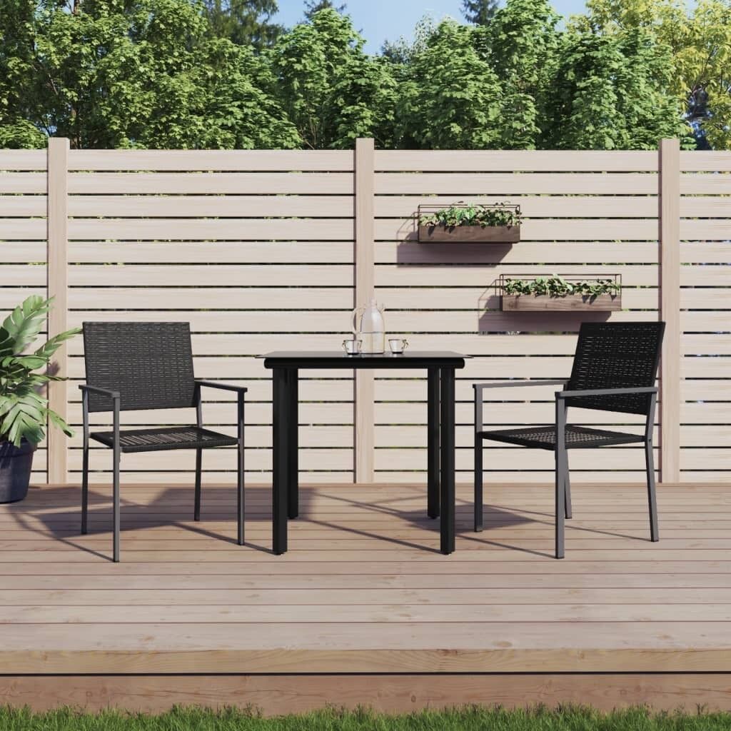 Garden Dining Set with Cushions Poly Rattan and Steel Price
