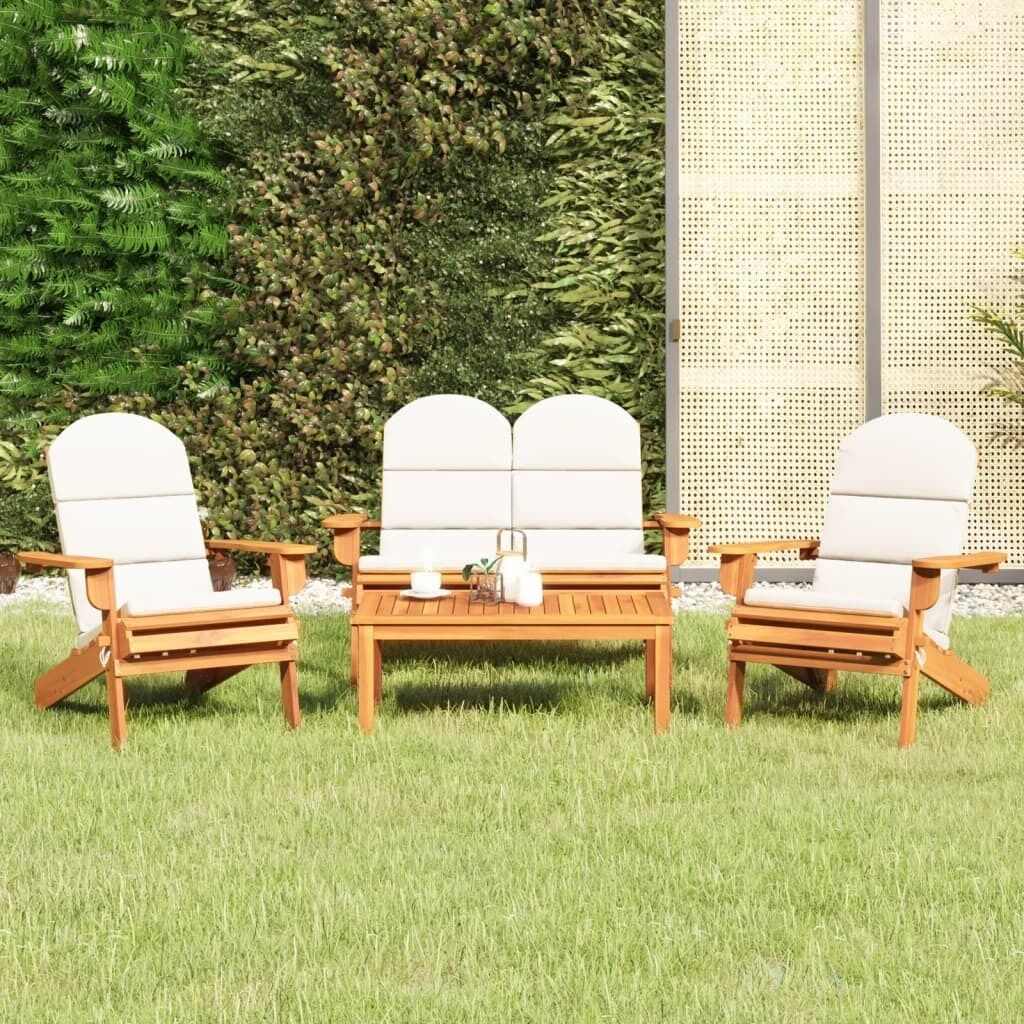 Adirondack Garden Lounge Set Solid Wood Acacia Price