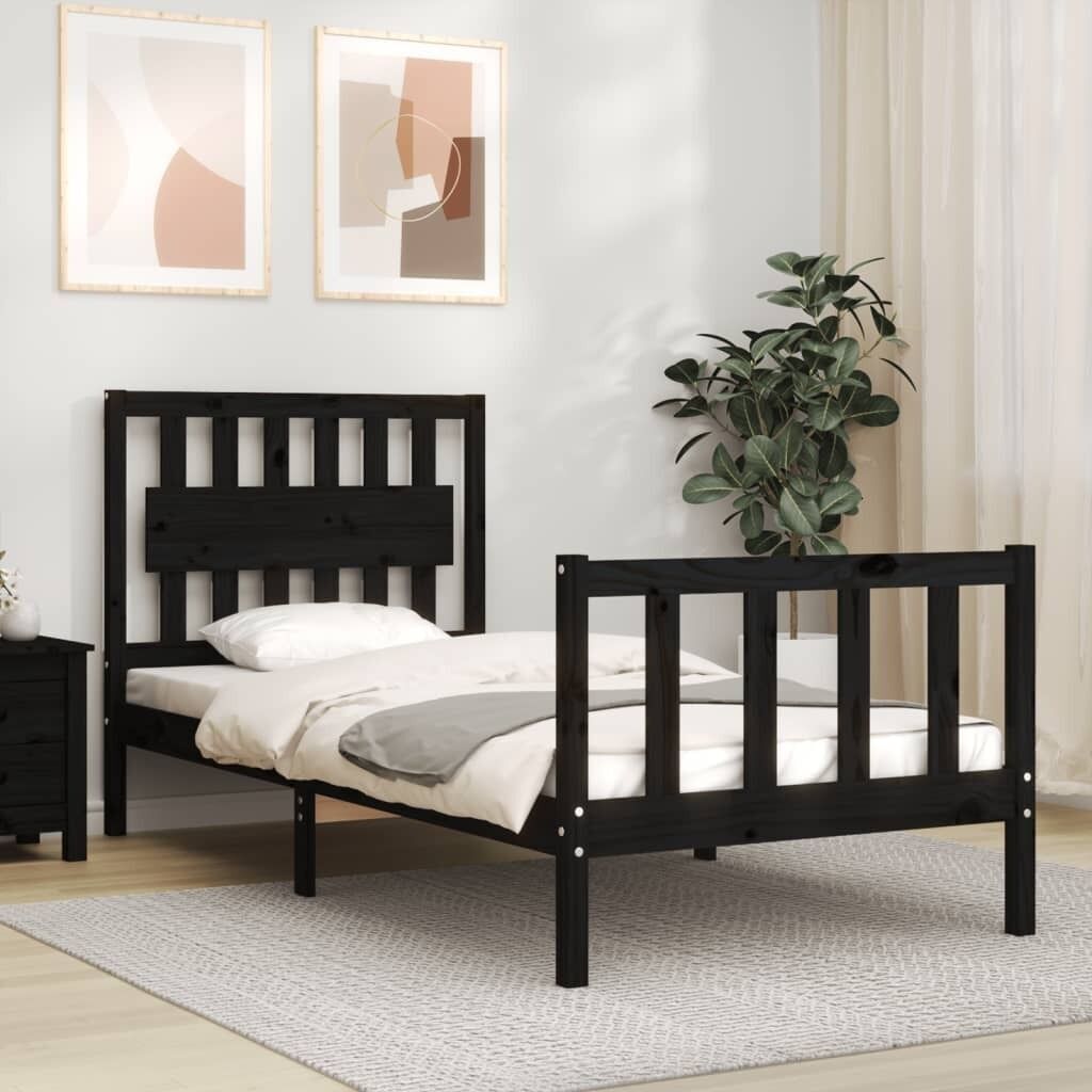 Bed Frame with Headboard Solid Wood Price
