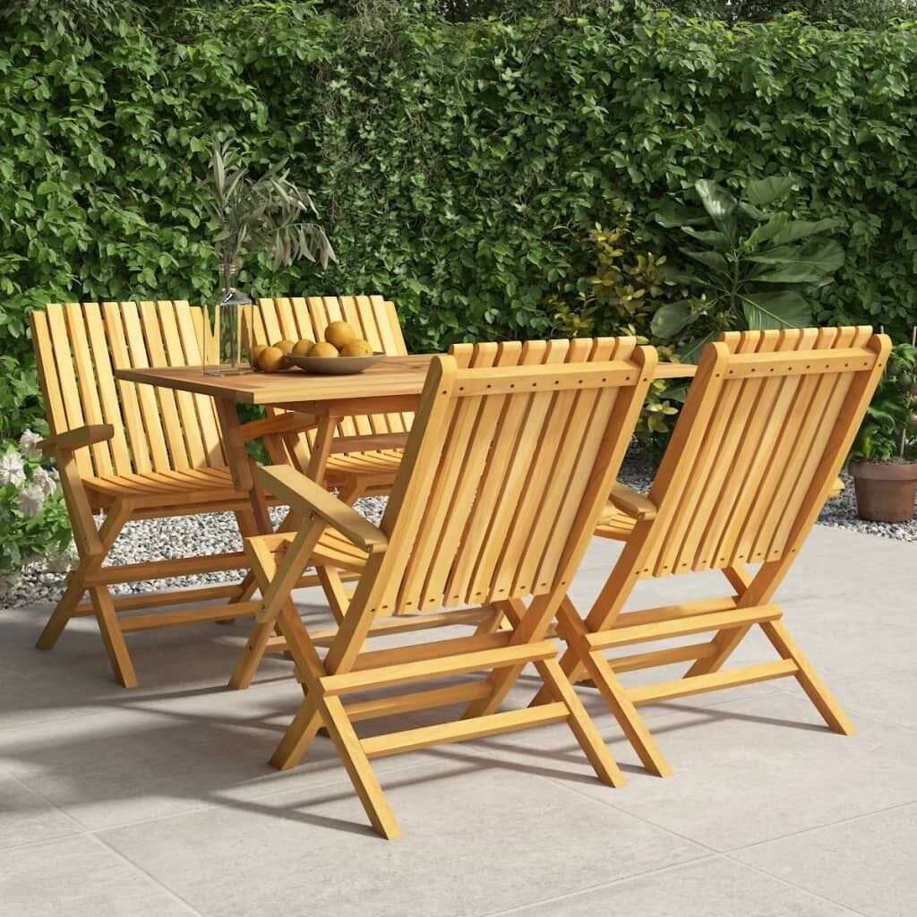 Garden Dining Set Solid Wood Teak Price