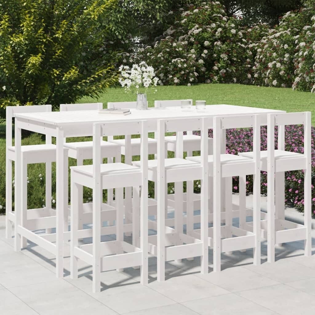 9 Piece Garden Bar Set Solid Pine Wood Price
