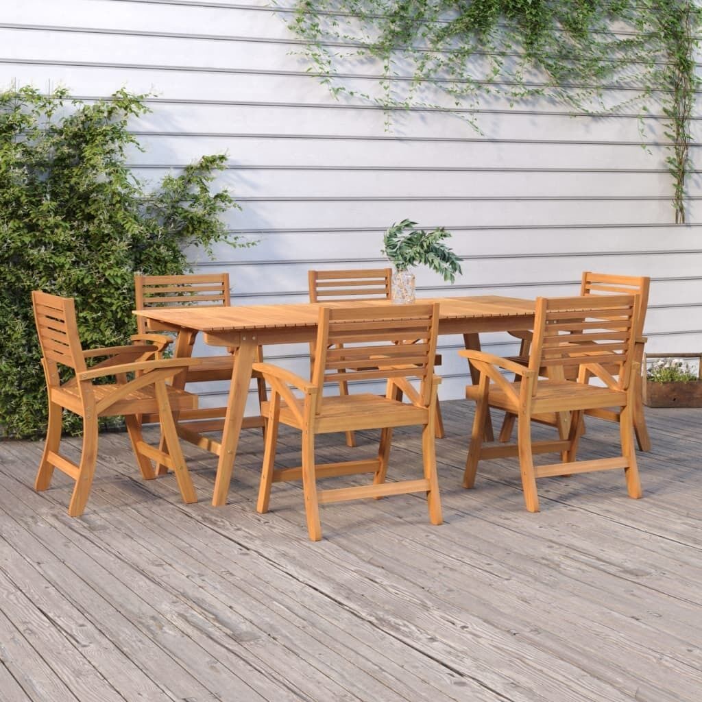 Garden Dining Set Solid Wood Acacia Price
