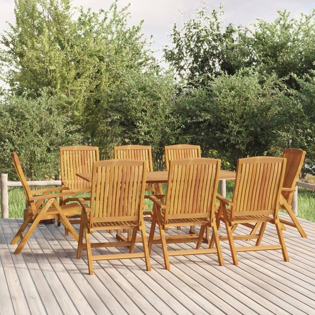 Garden Dining Set Solid Wood Teak Price
