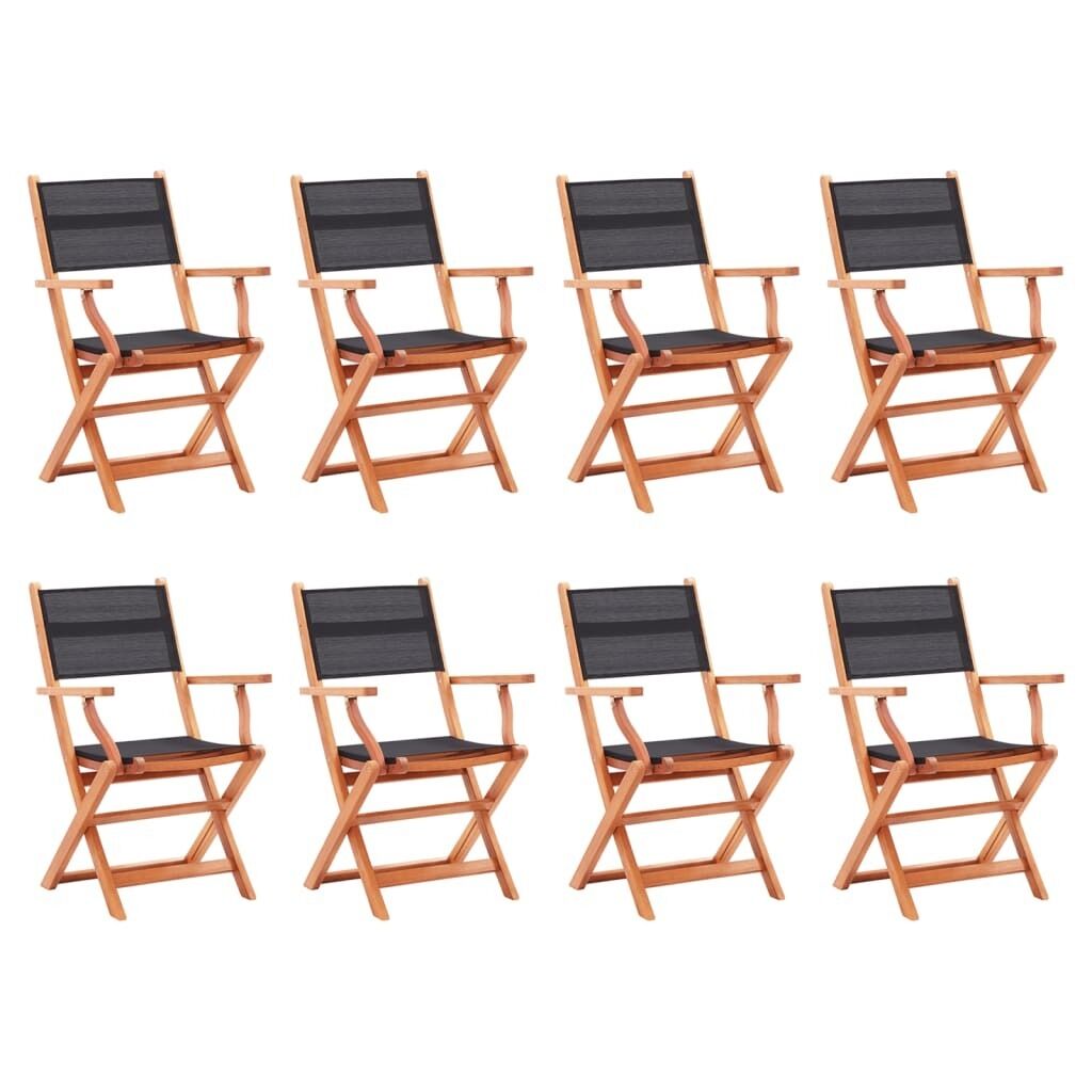 Folding Garden Chairs Solid Eucalyptus Wood&Textilene Price