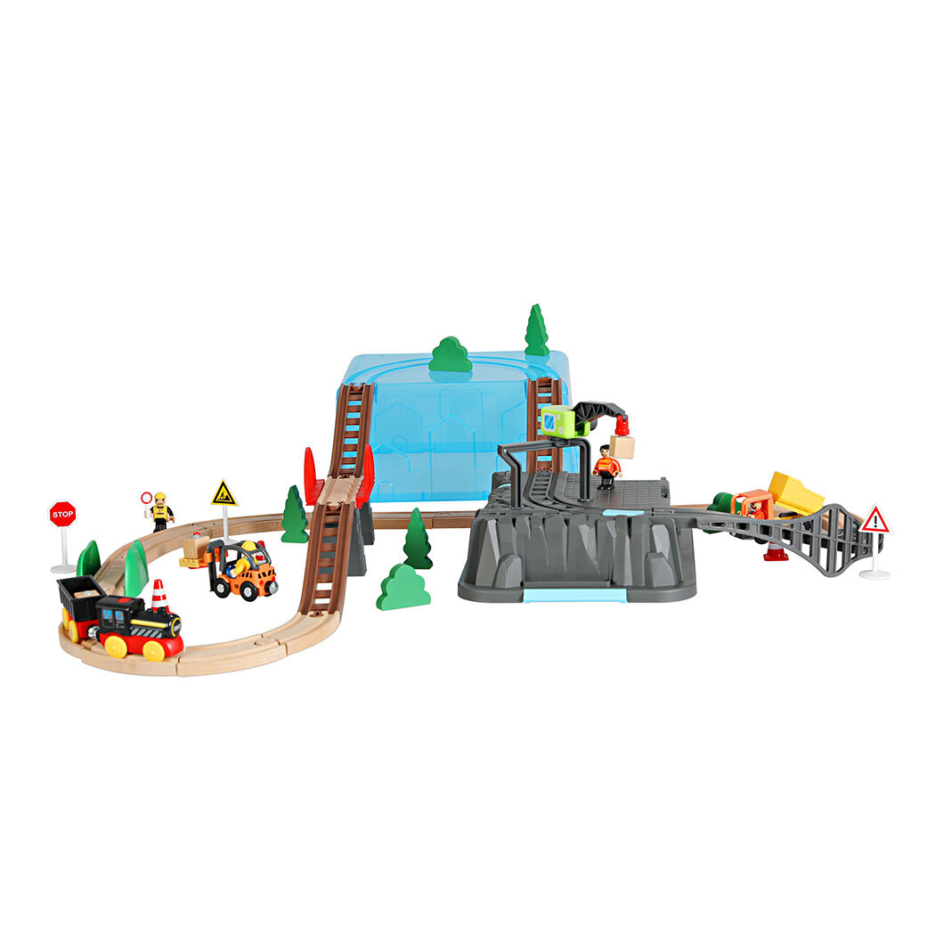 Toy Train Set Track DIY Wooden Price