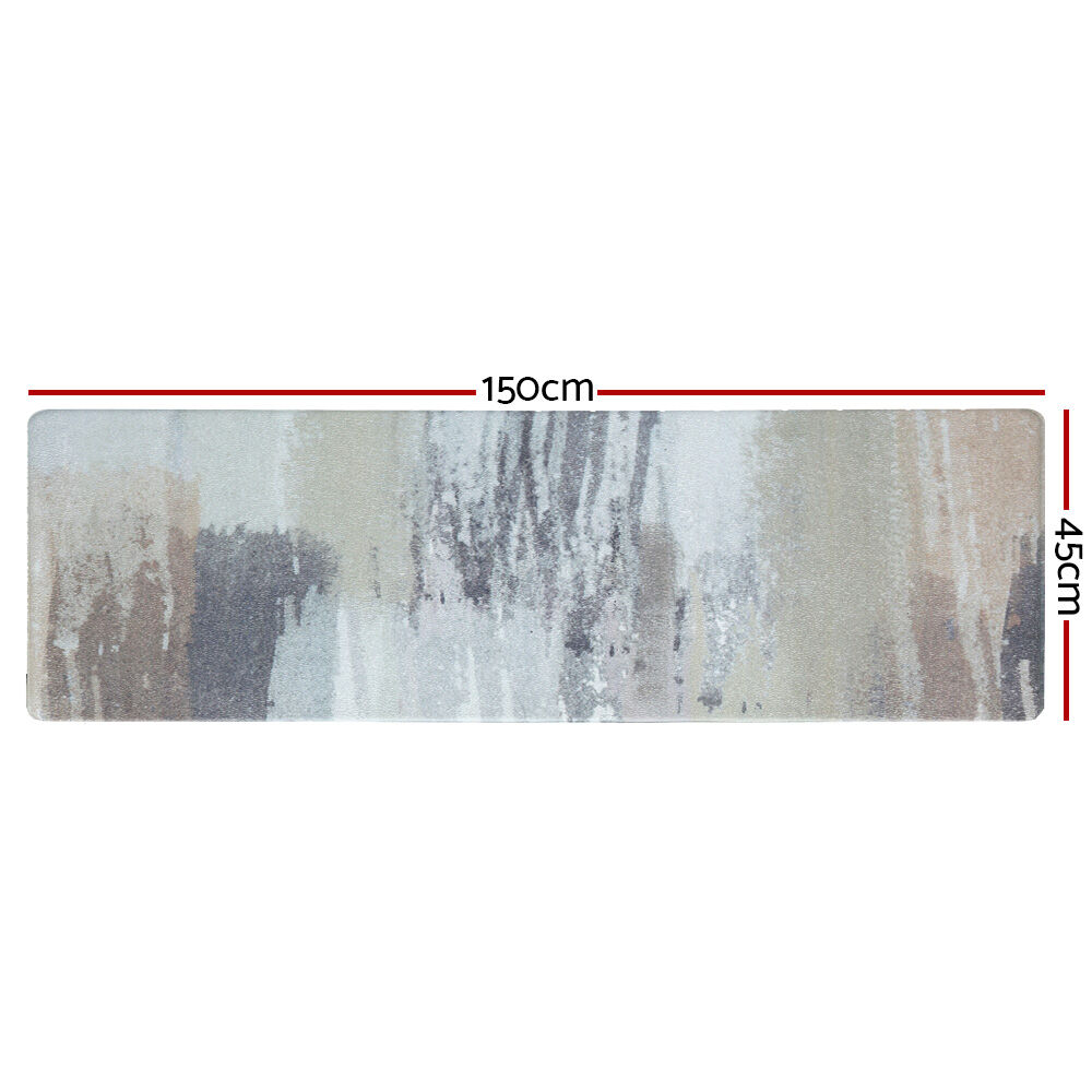Kitchen Mat 45x150cm PVC Floor Rug Carpet Non-slip Lydia Price