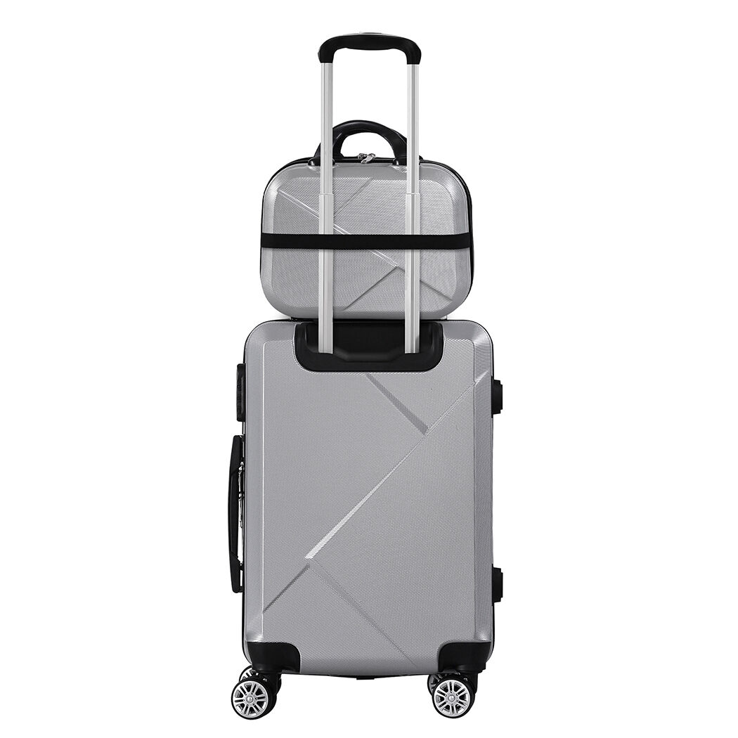 2pcs 20"Travel Luggage Set Grey Price