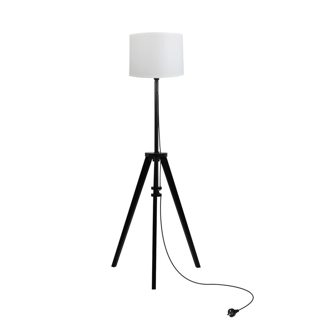 Wooden Floor Lamp Modern Tripod Black Price