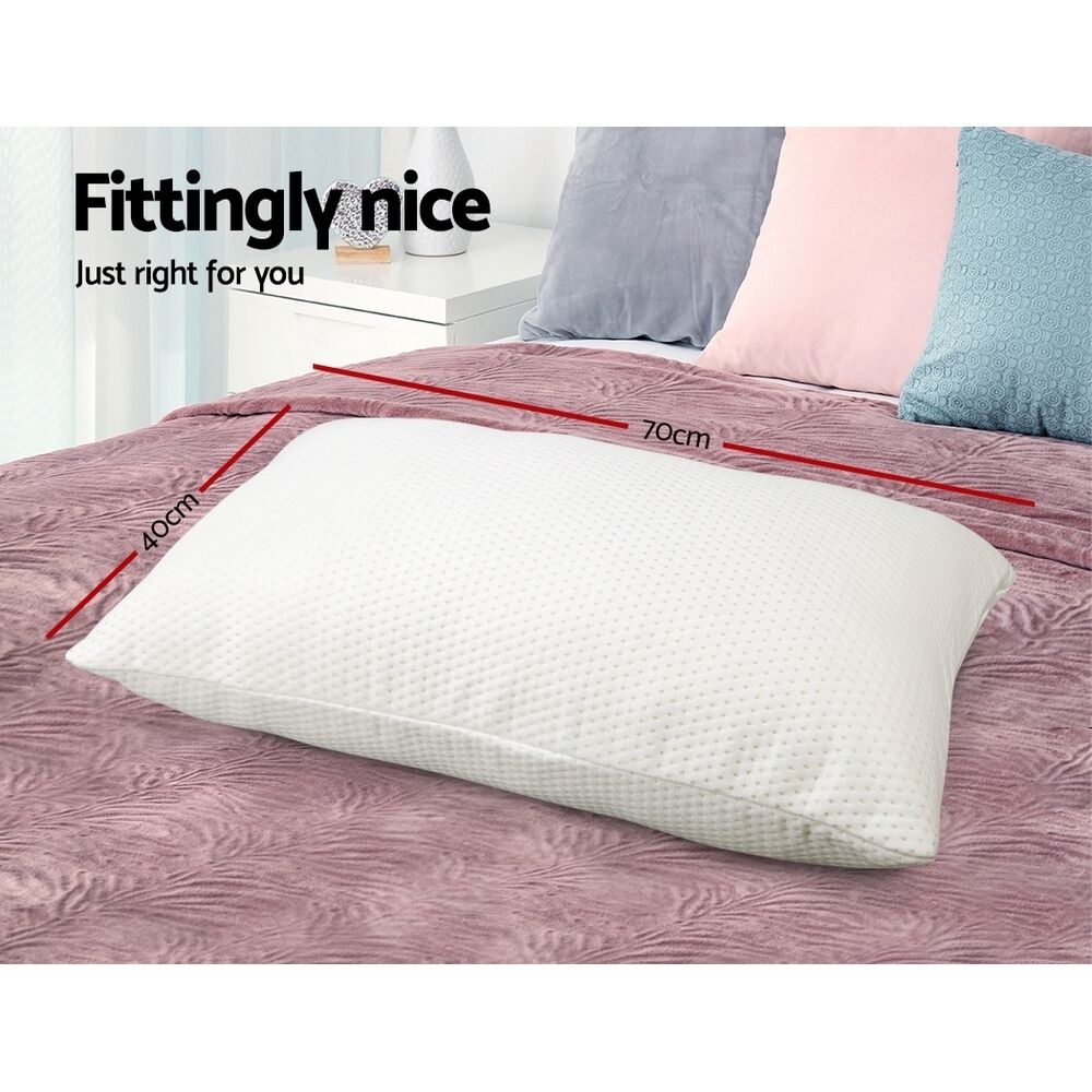 Memory Foam Pillow 13cm Thick Twin Pack Price