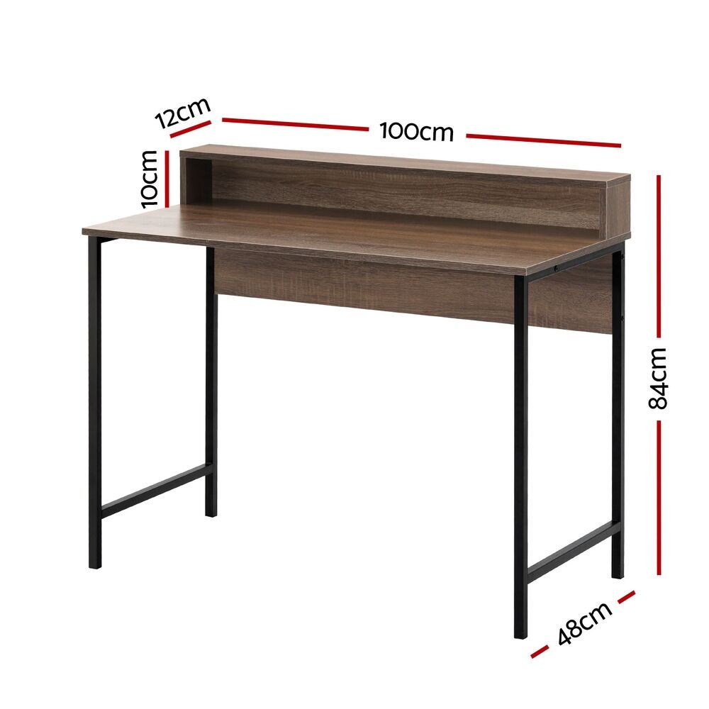 Computer Desk Shelf Oak 100CM Price
