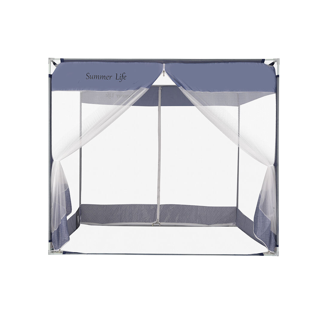 Mosquito Bed Nets Foldable Canopy Square Blue Price