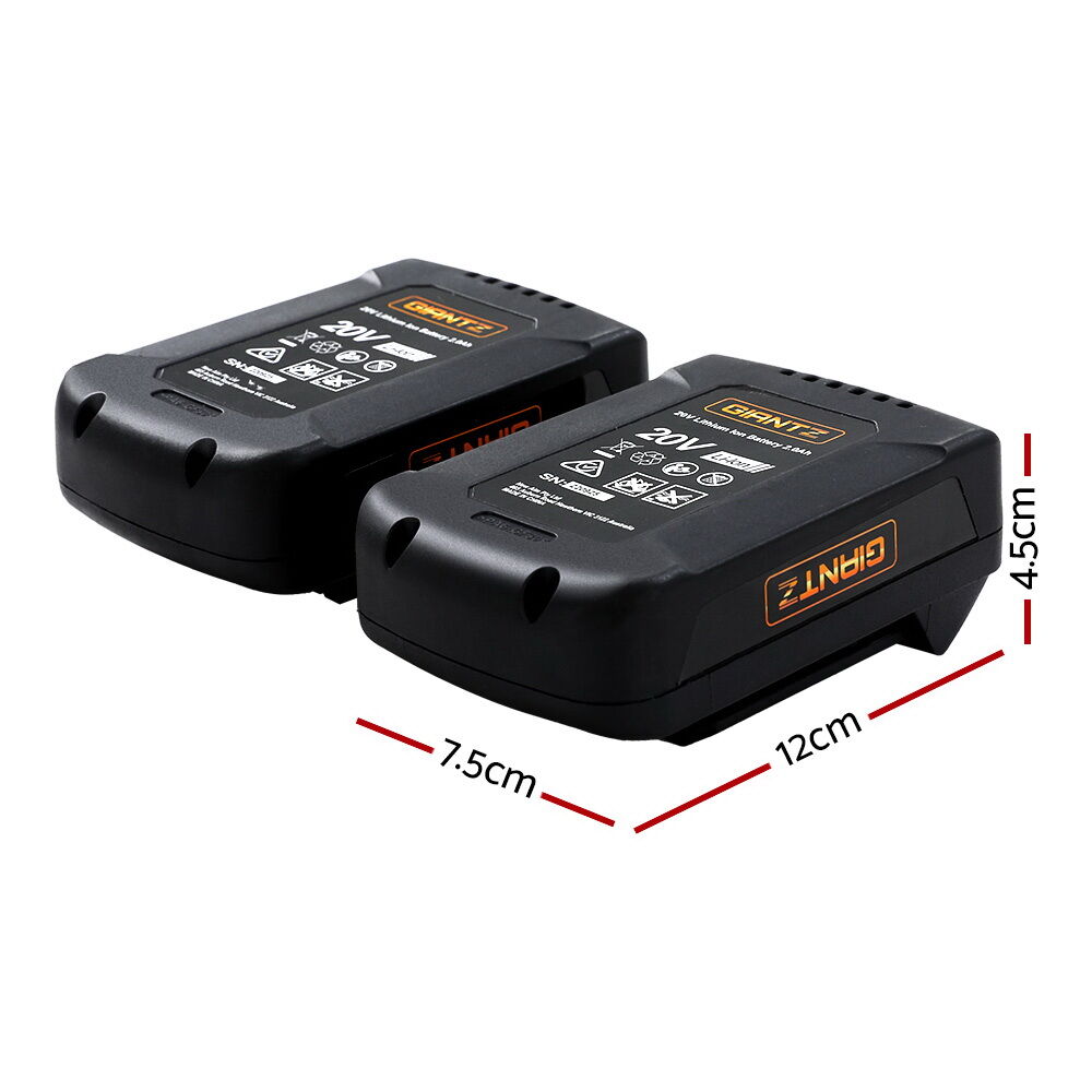 Giantz Lawn Mower 80V Battery Only Cordless 40V x2 Fits LI37 Price