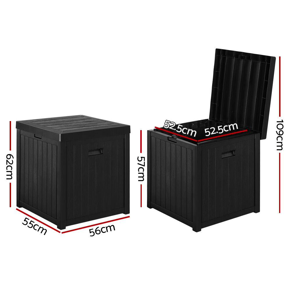 Outdoor Storage Box 195L Bench Seat Garden Deck Toy Tool Sheds Price